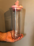 25 oz cup with spout- pink