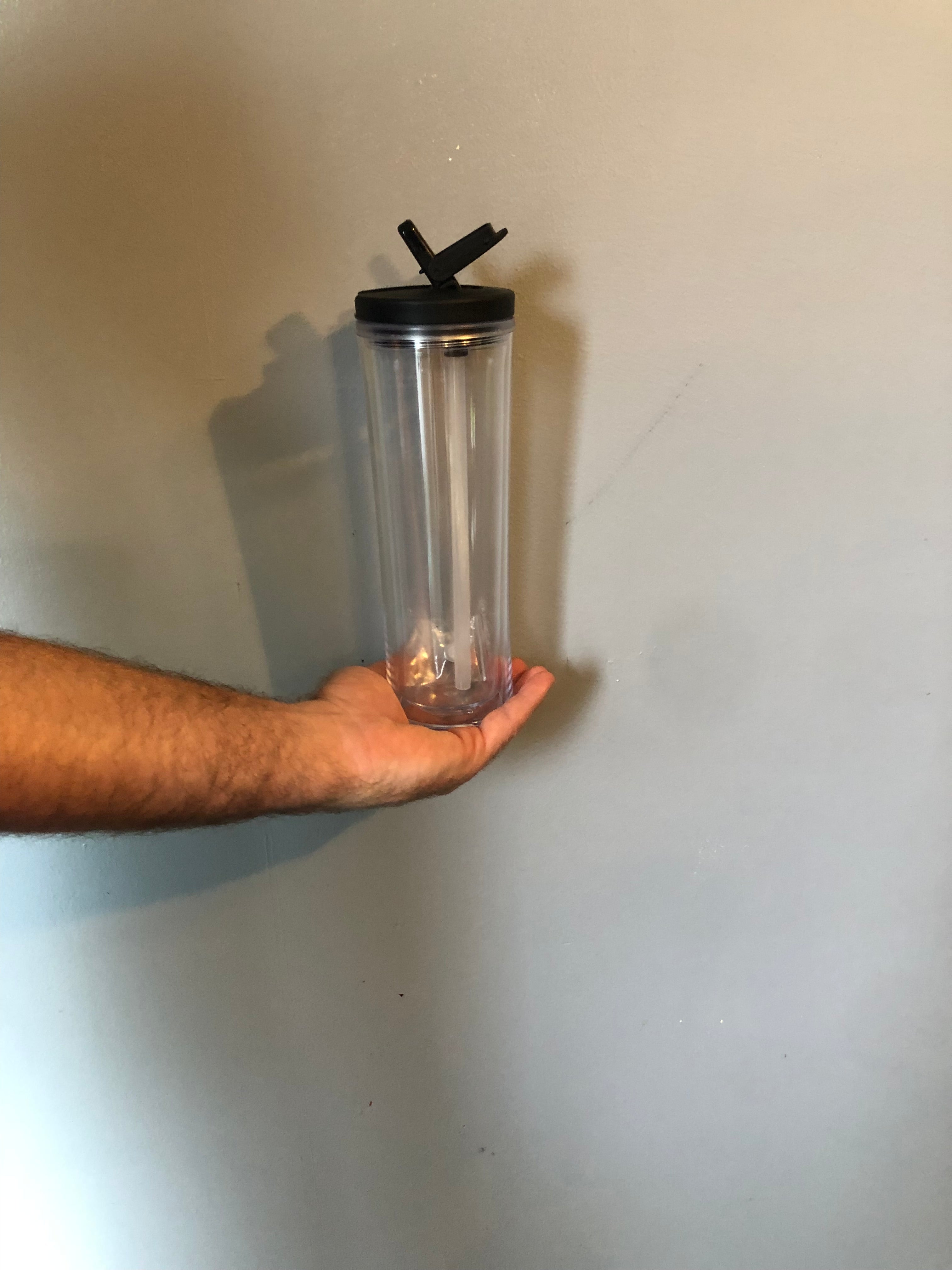 25 oz cup w/ spout-black