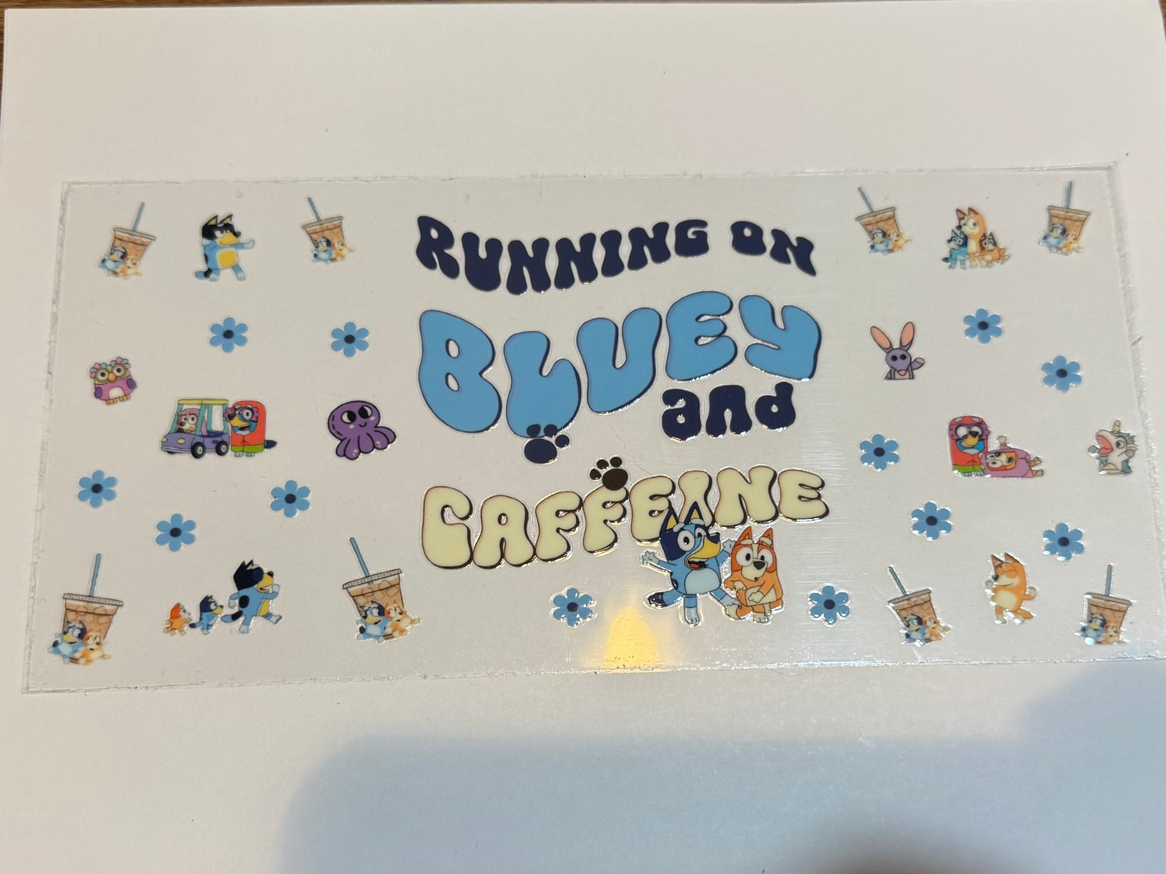 Run on Bluey and Caffiene