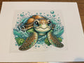 Sea turtle (large- will fit 24 or 40 oz)