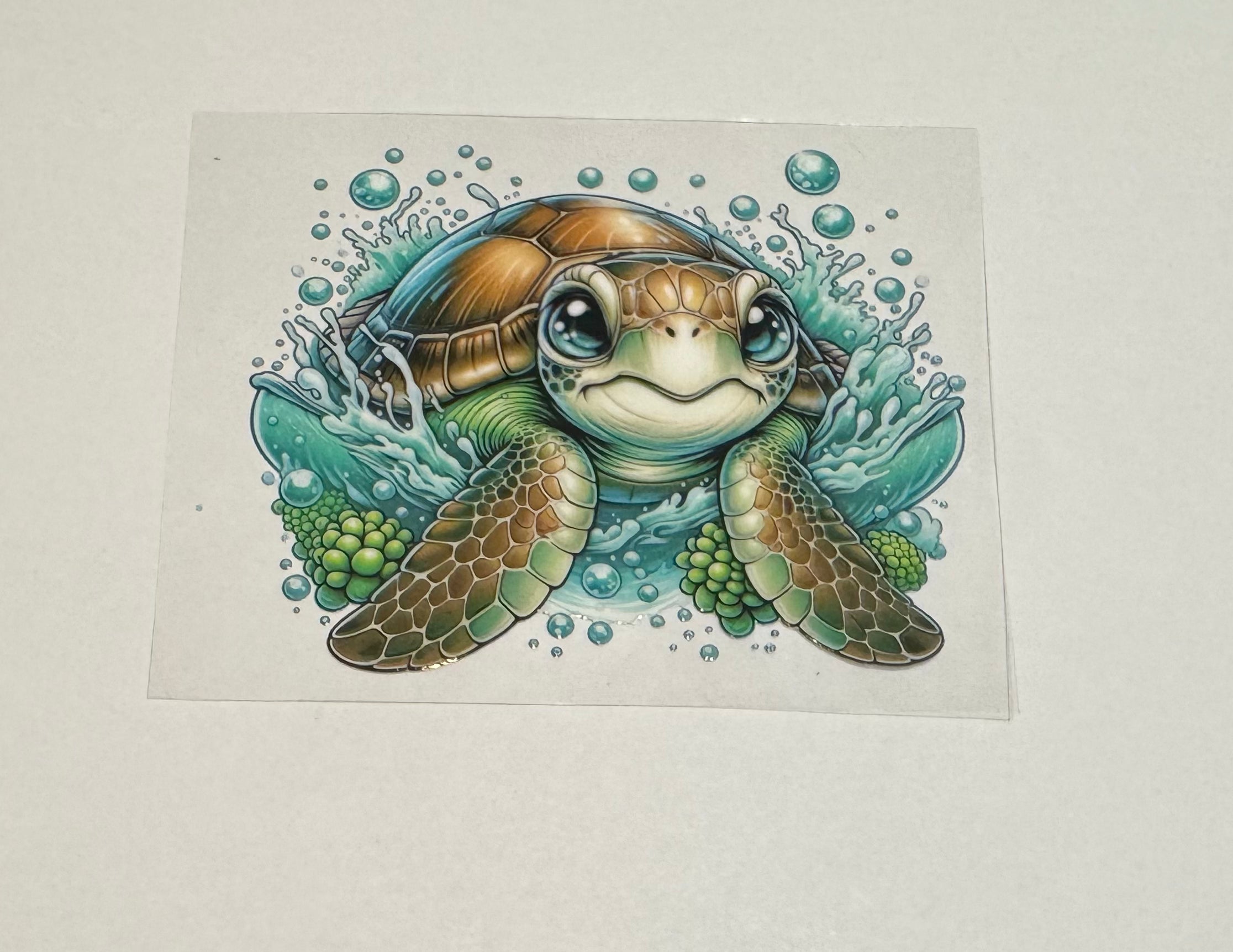Sea turtle small- best on 16 oz