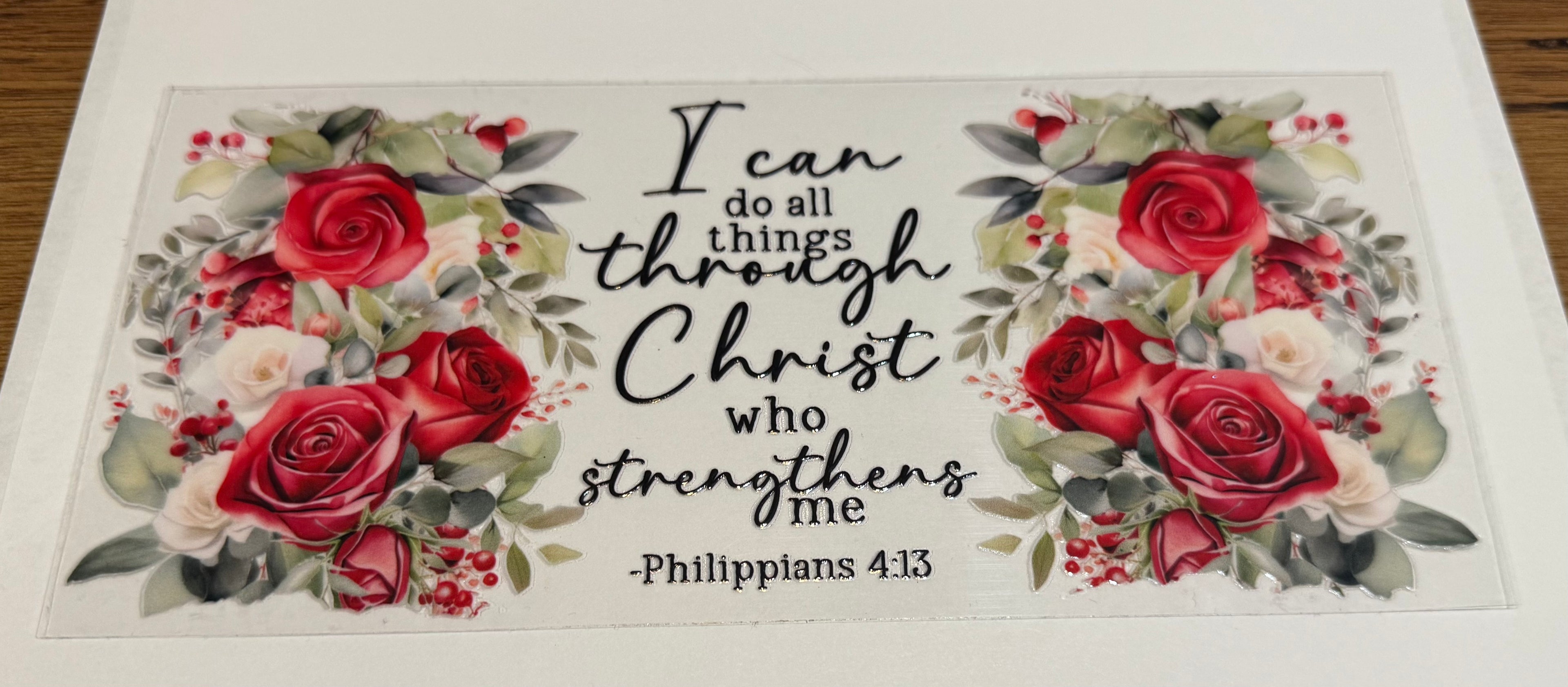 I can do all things Phil 4:13