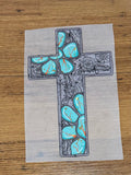 Turquoise cross
