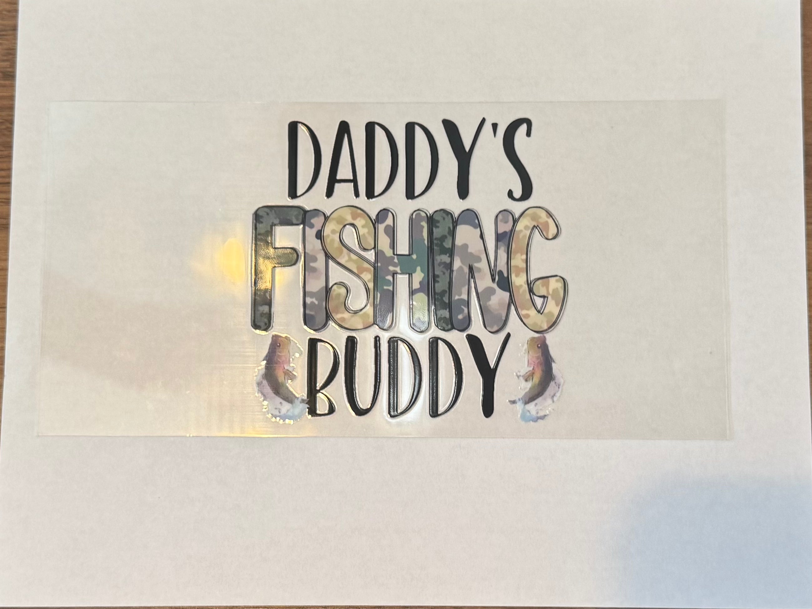 Daddy's fishing buddy