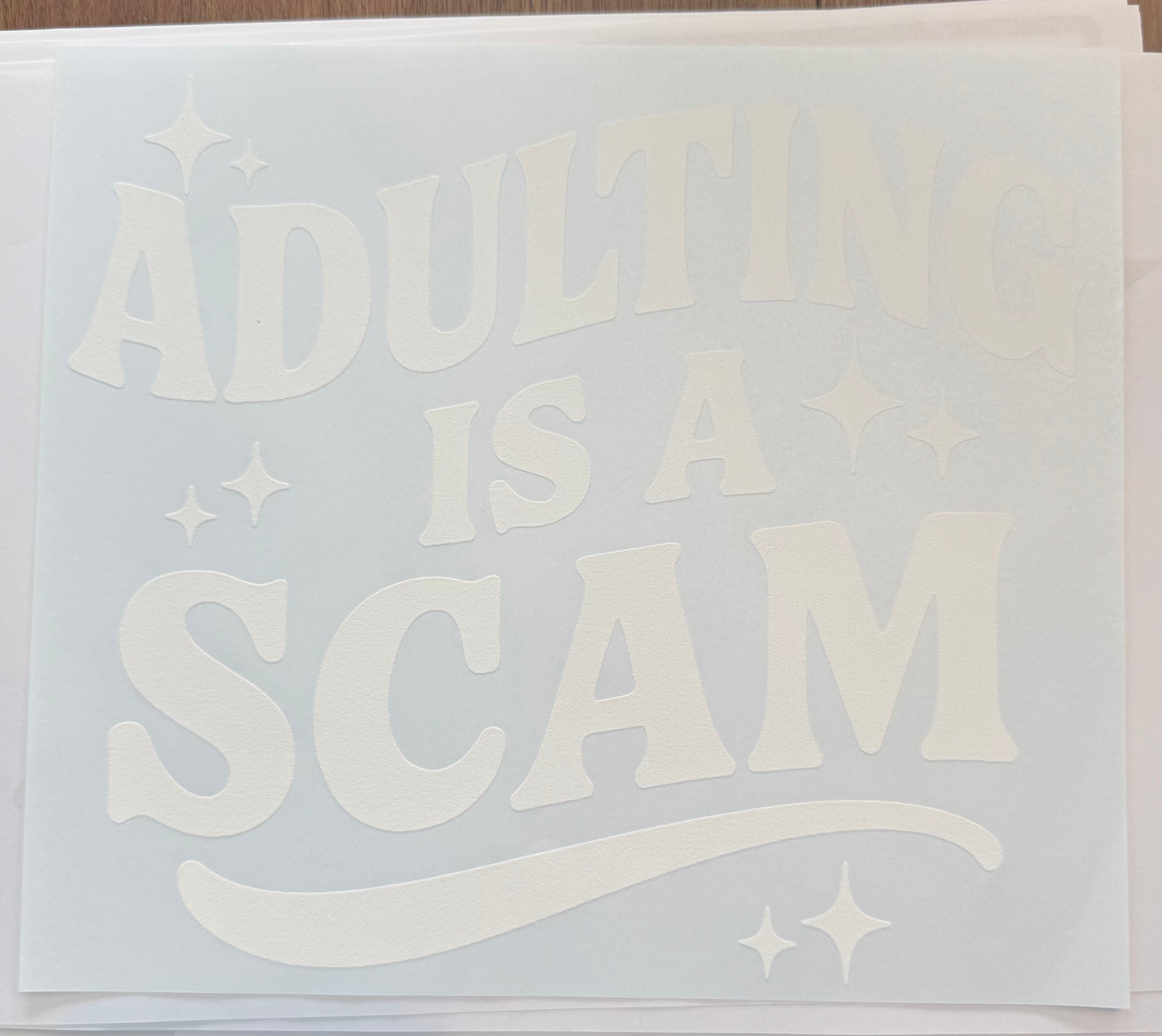 Adulting is a scam