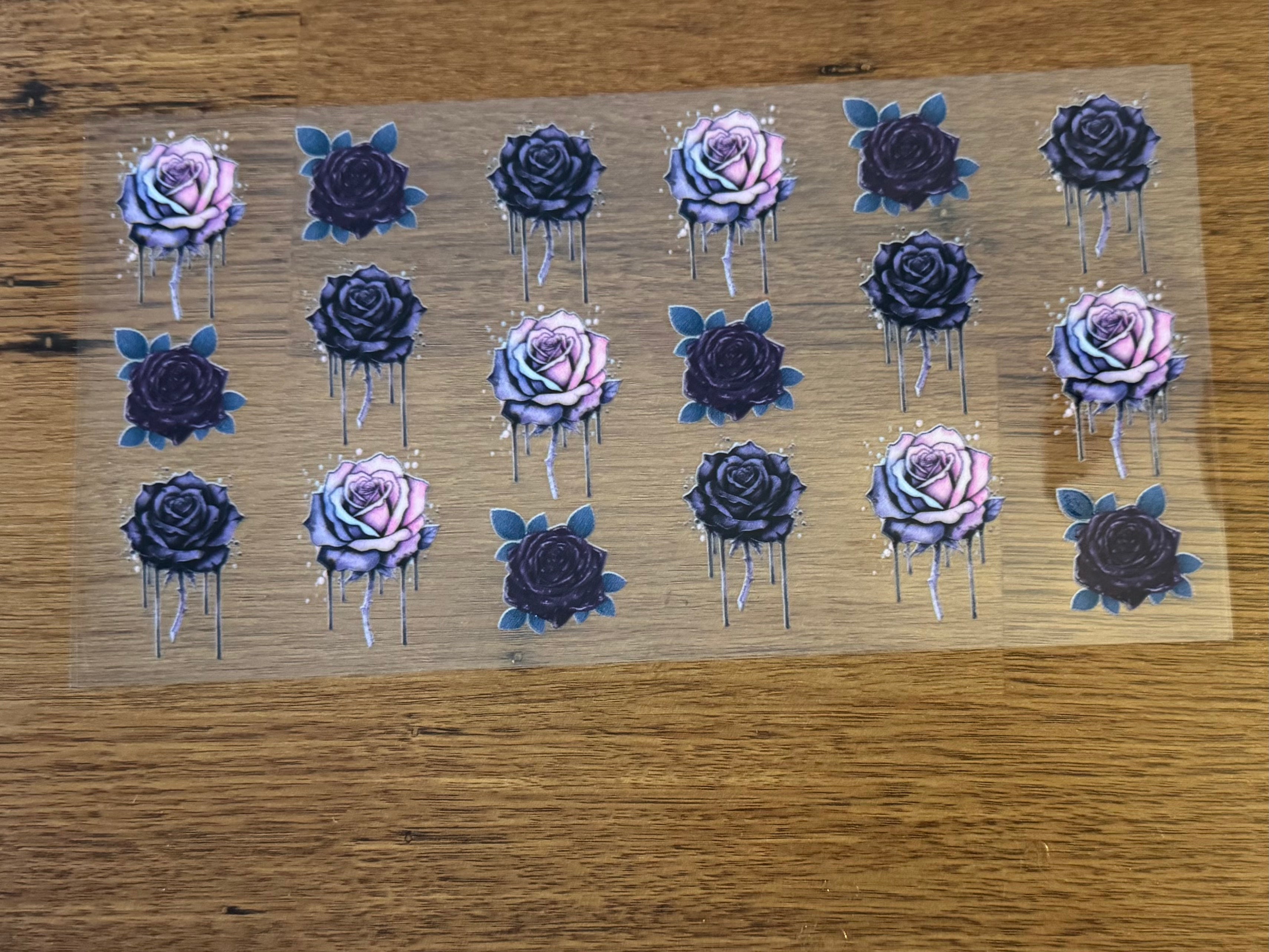 Purple roses