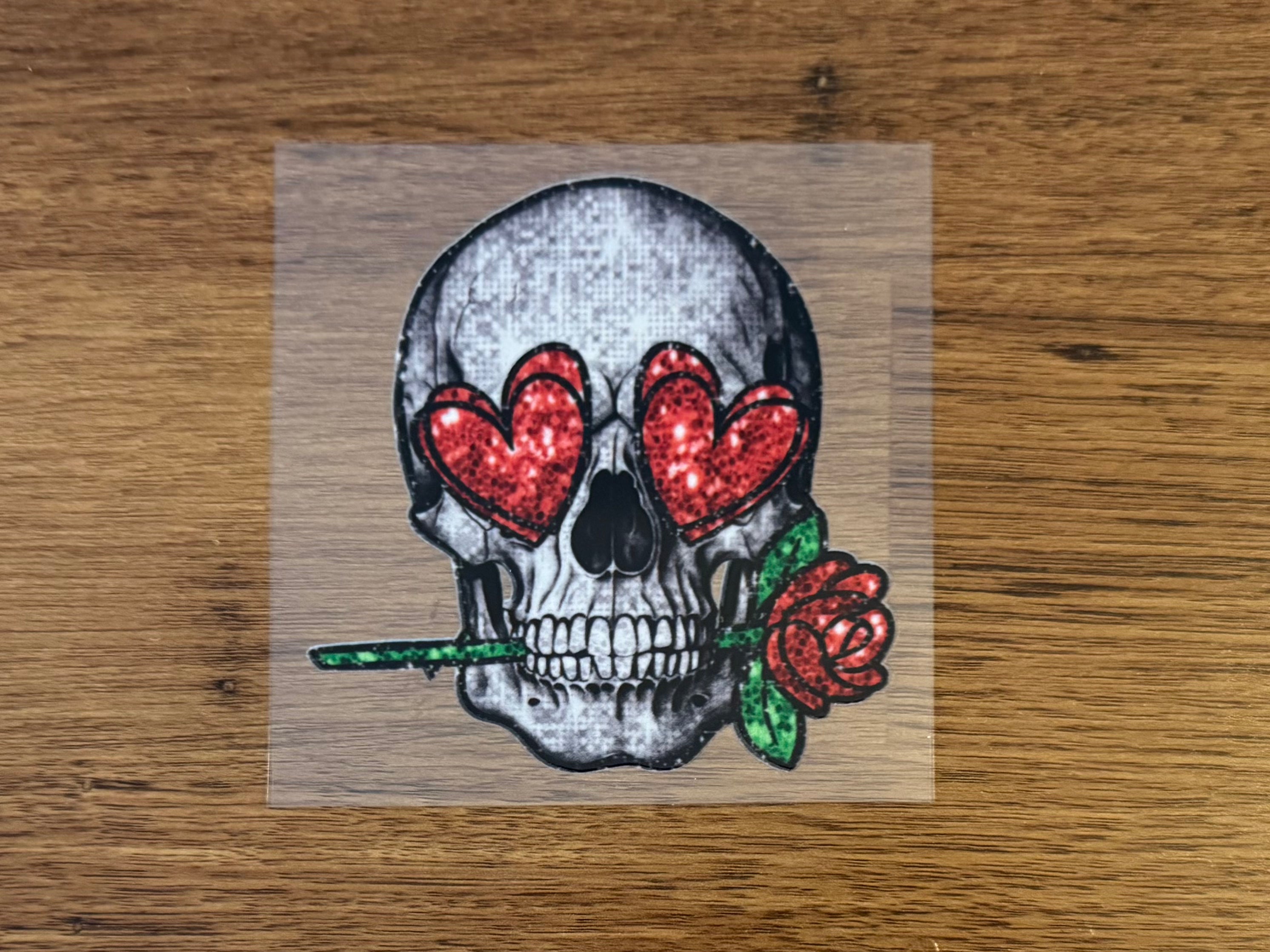 Skull and heart