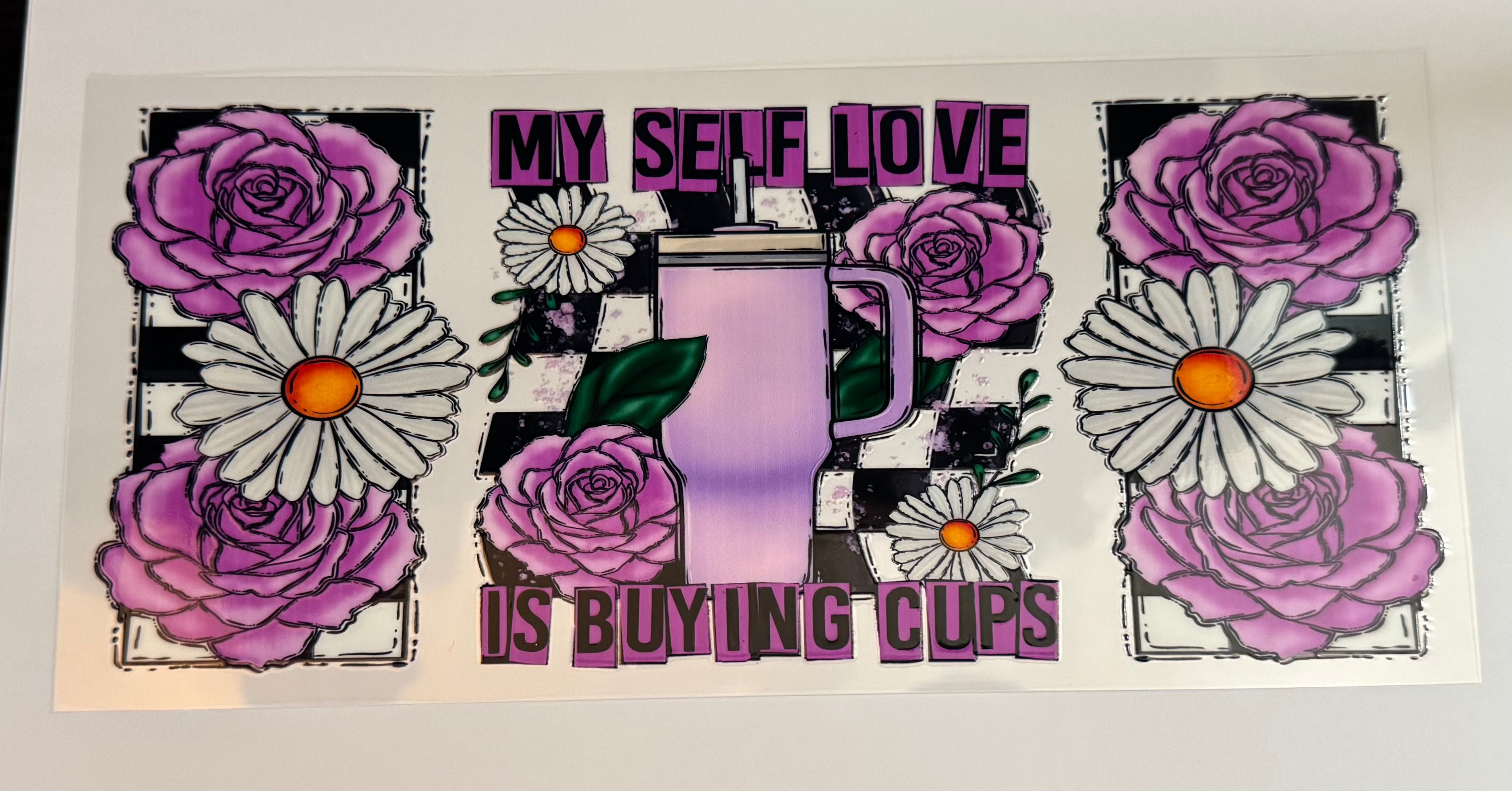 My self love is buying cups