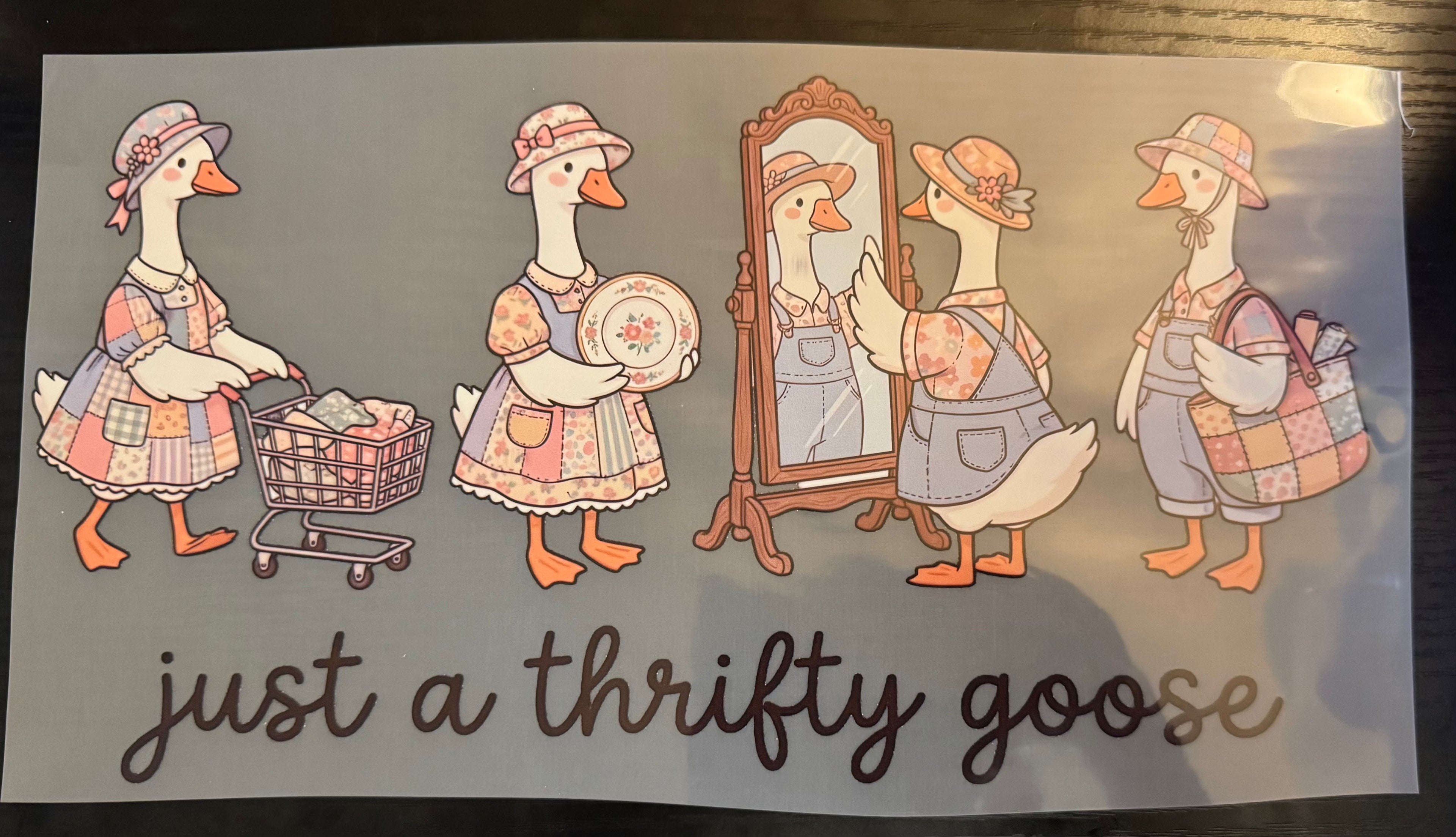 Just a thrifty goose