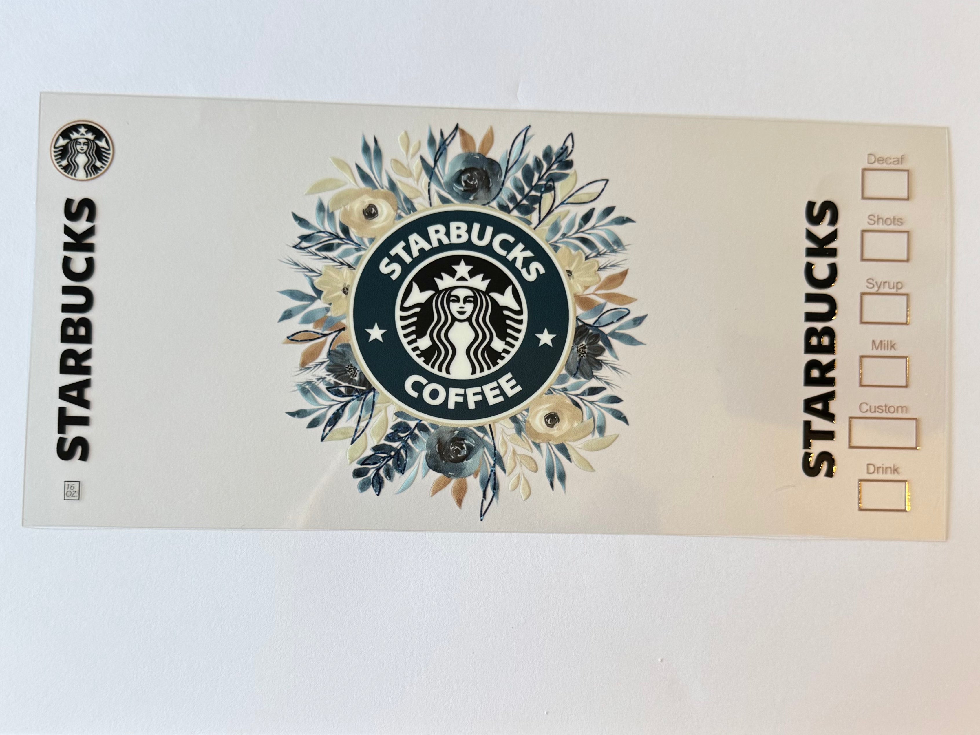 Starbucks floral