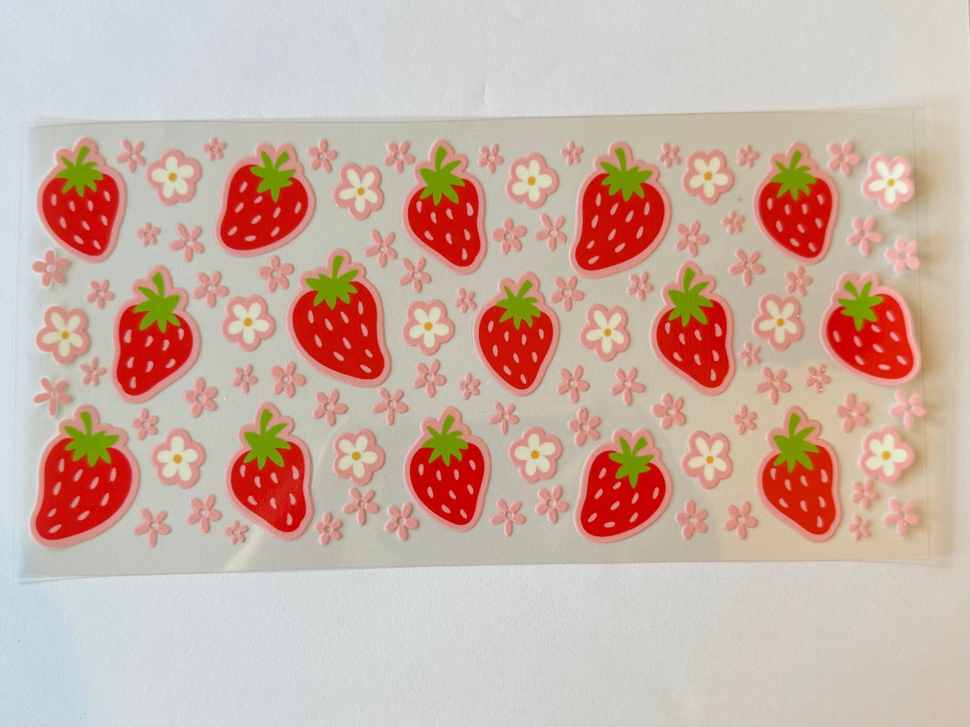 Strawberries and flowers