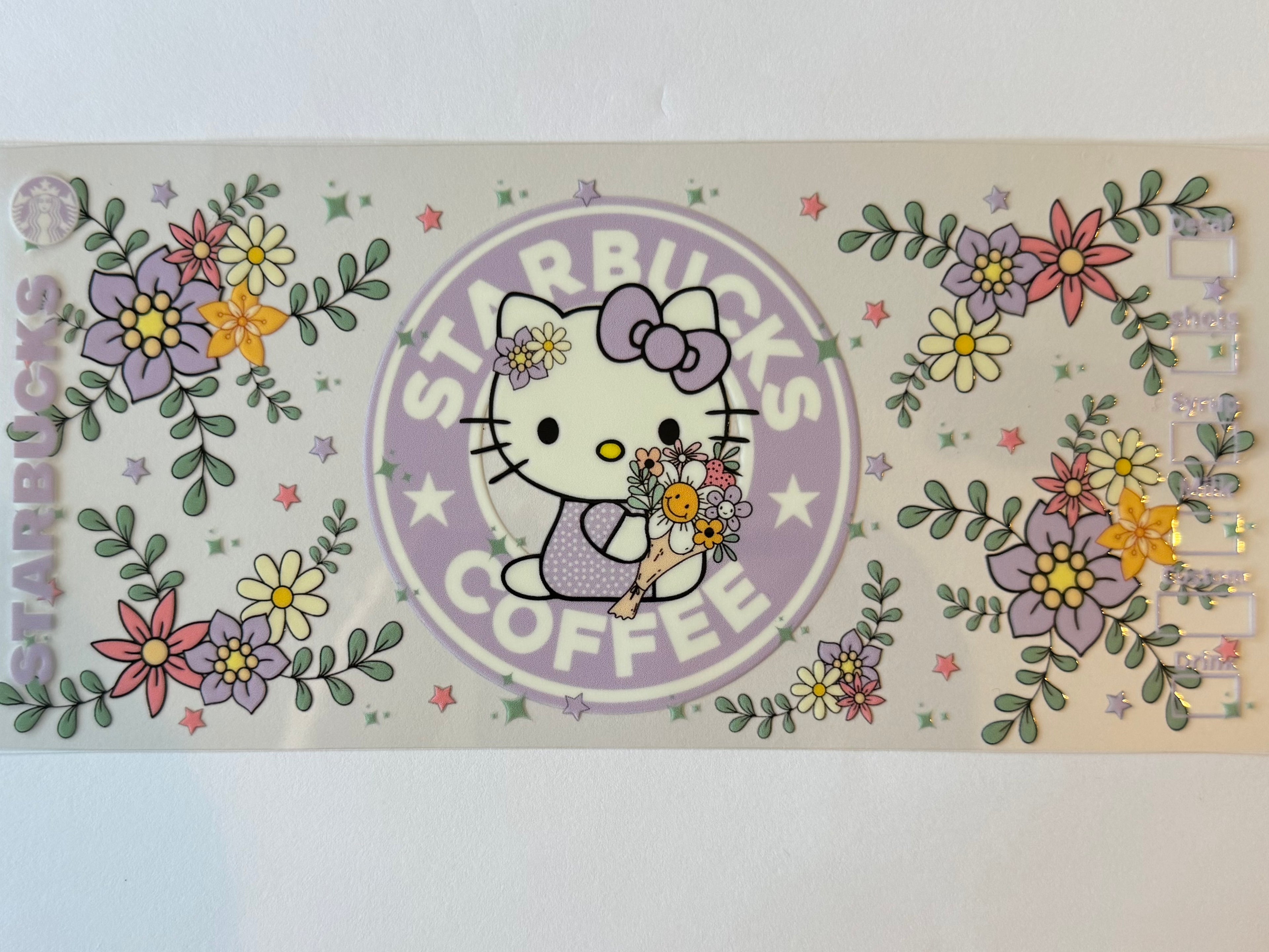 Hello kitty flowers Starbucks