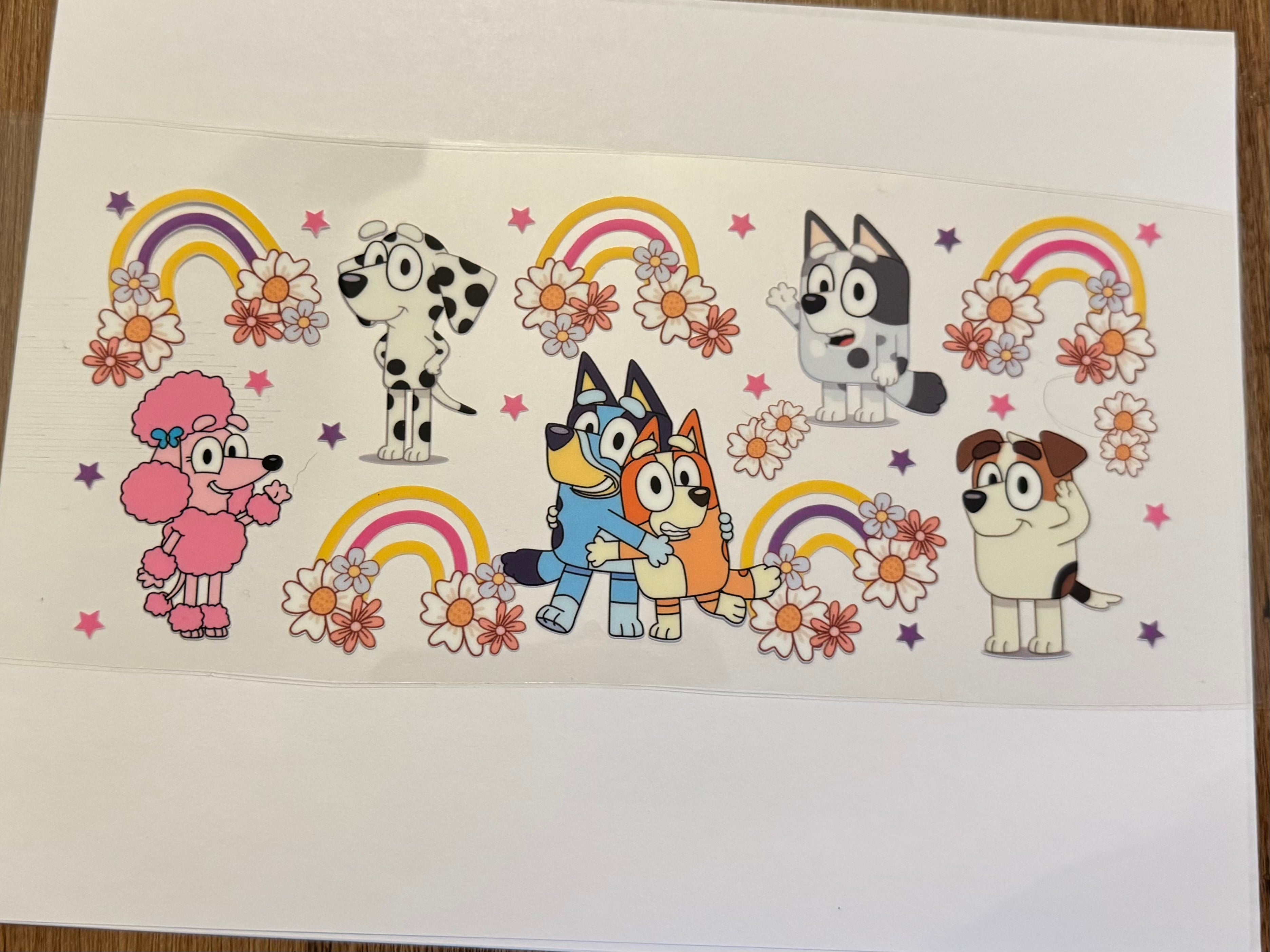 Bluey rainbows