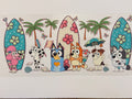 Bluey surfboard