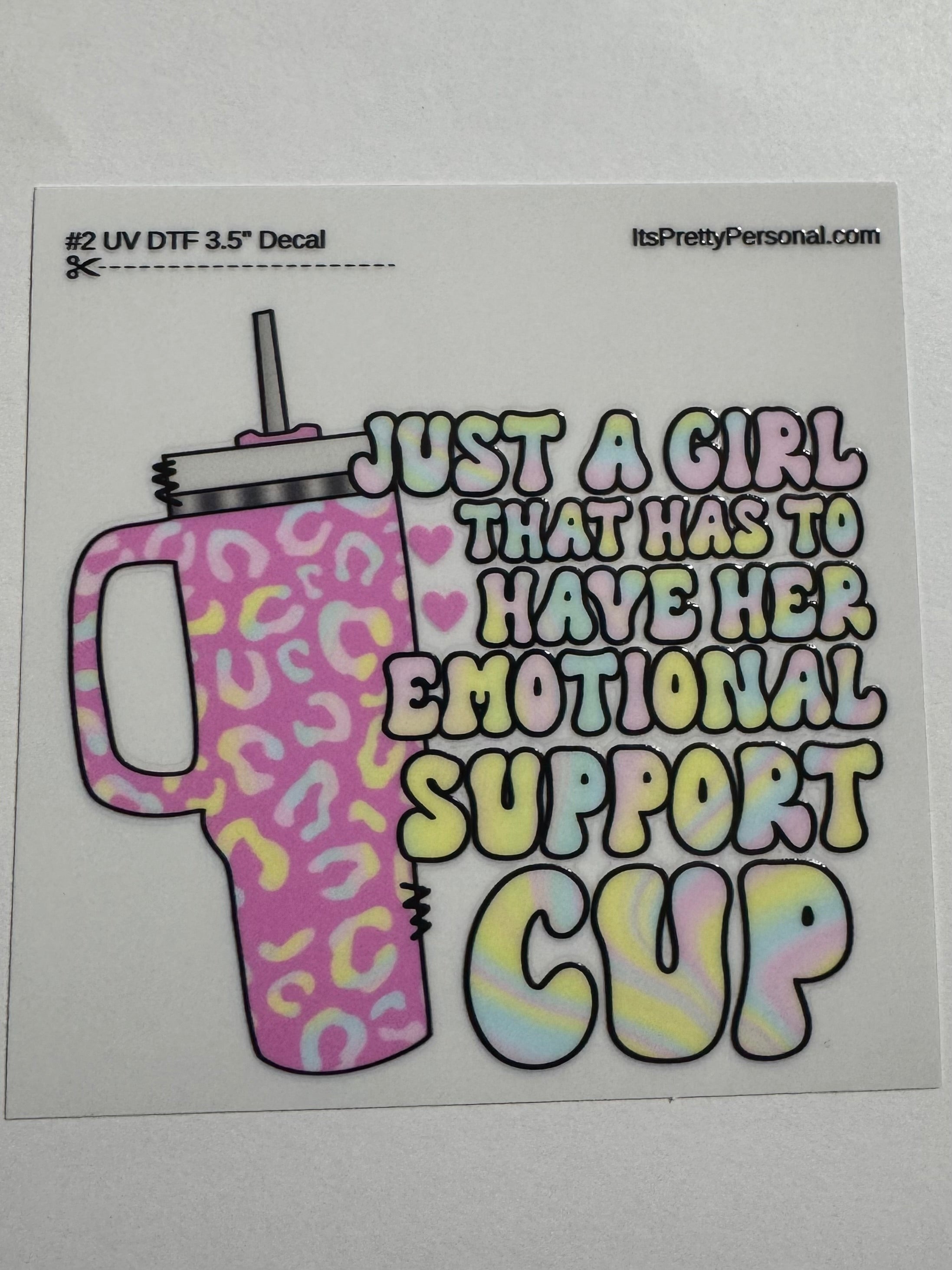 Emotional support cup