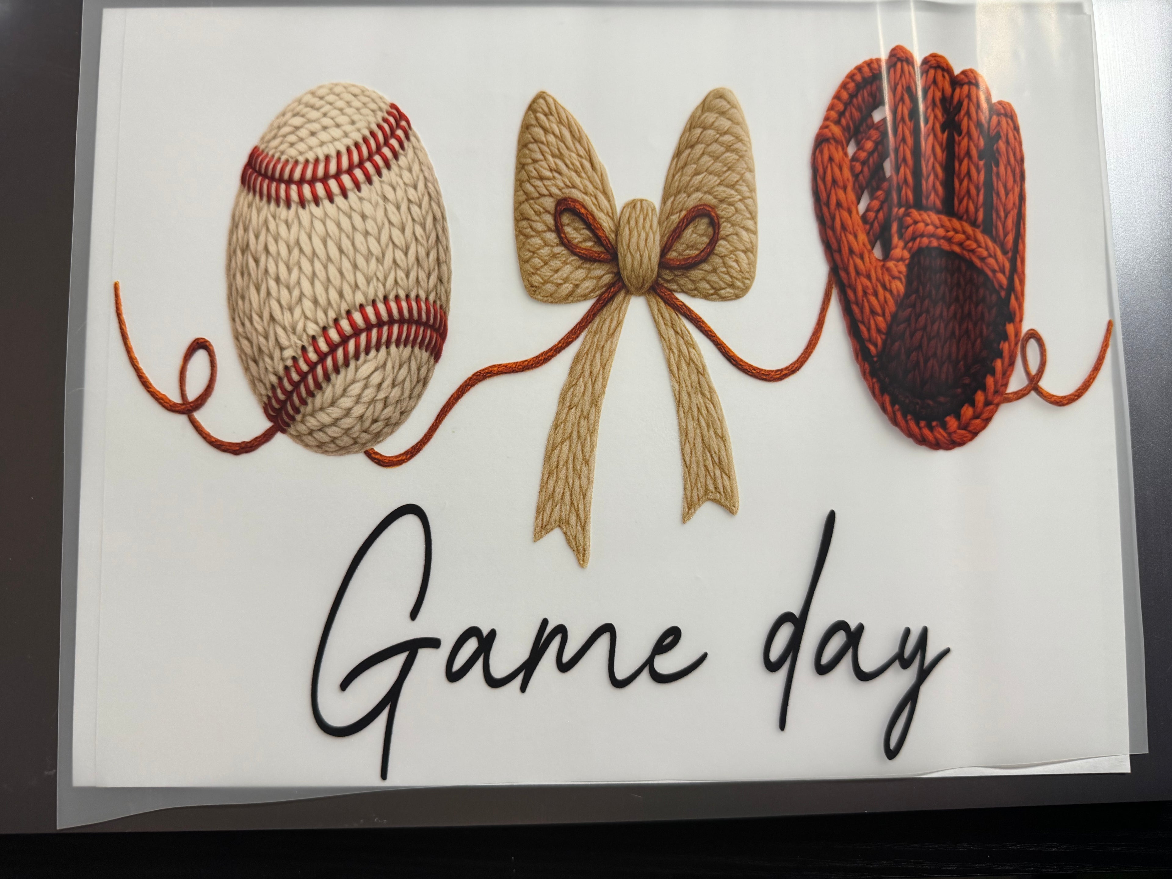 Game day crochet baseball- FOR SHIRTS