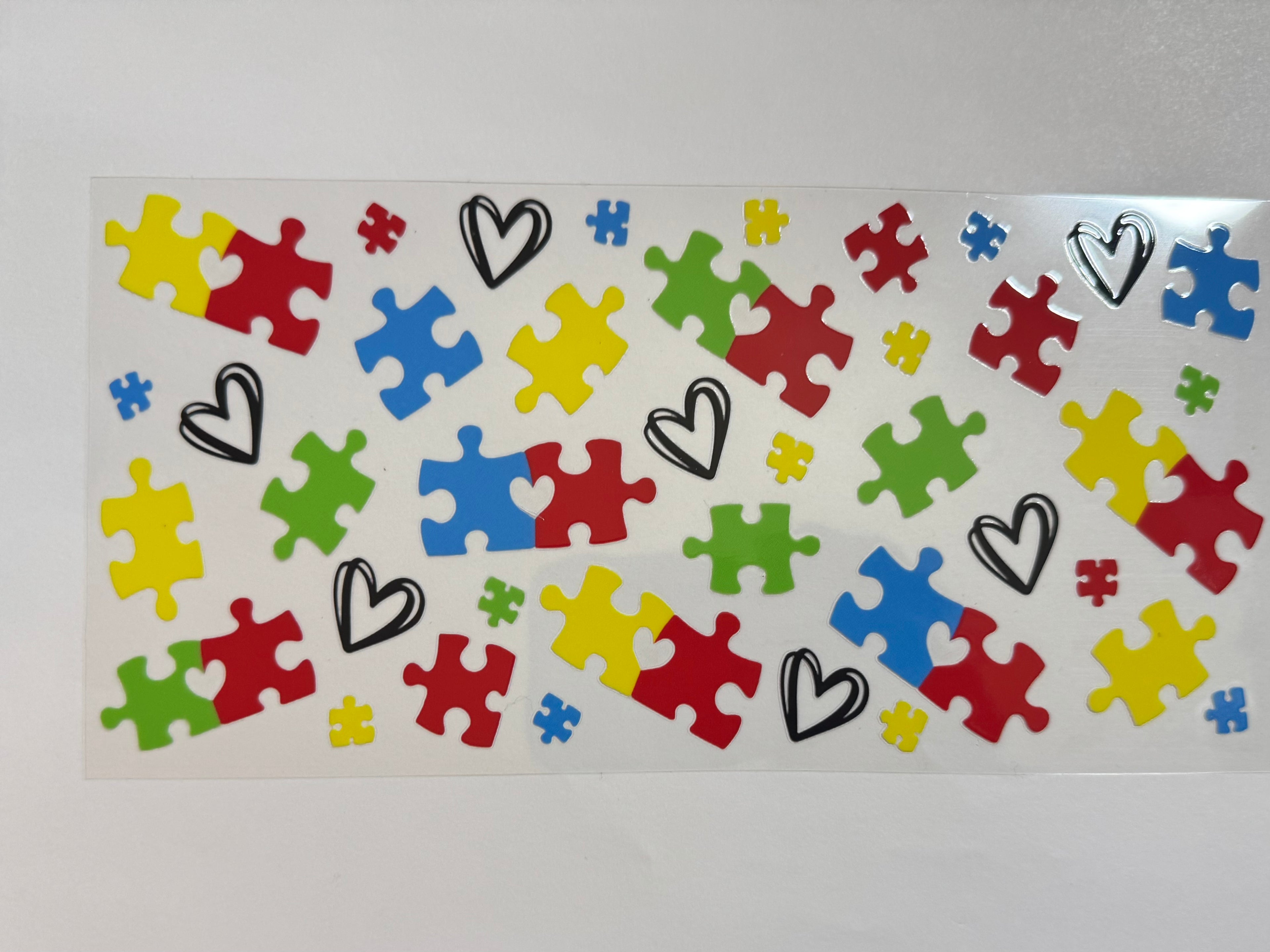 Autism puzzle pieces