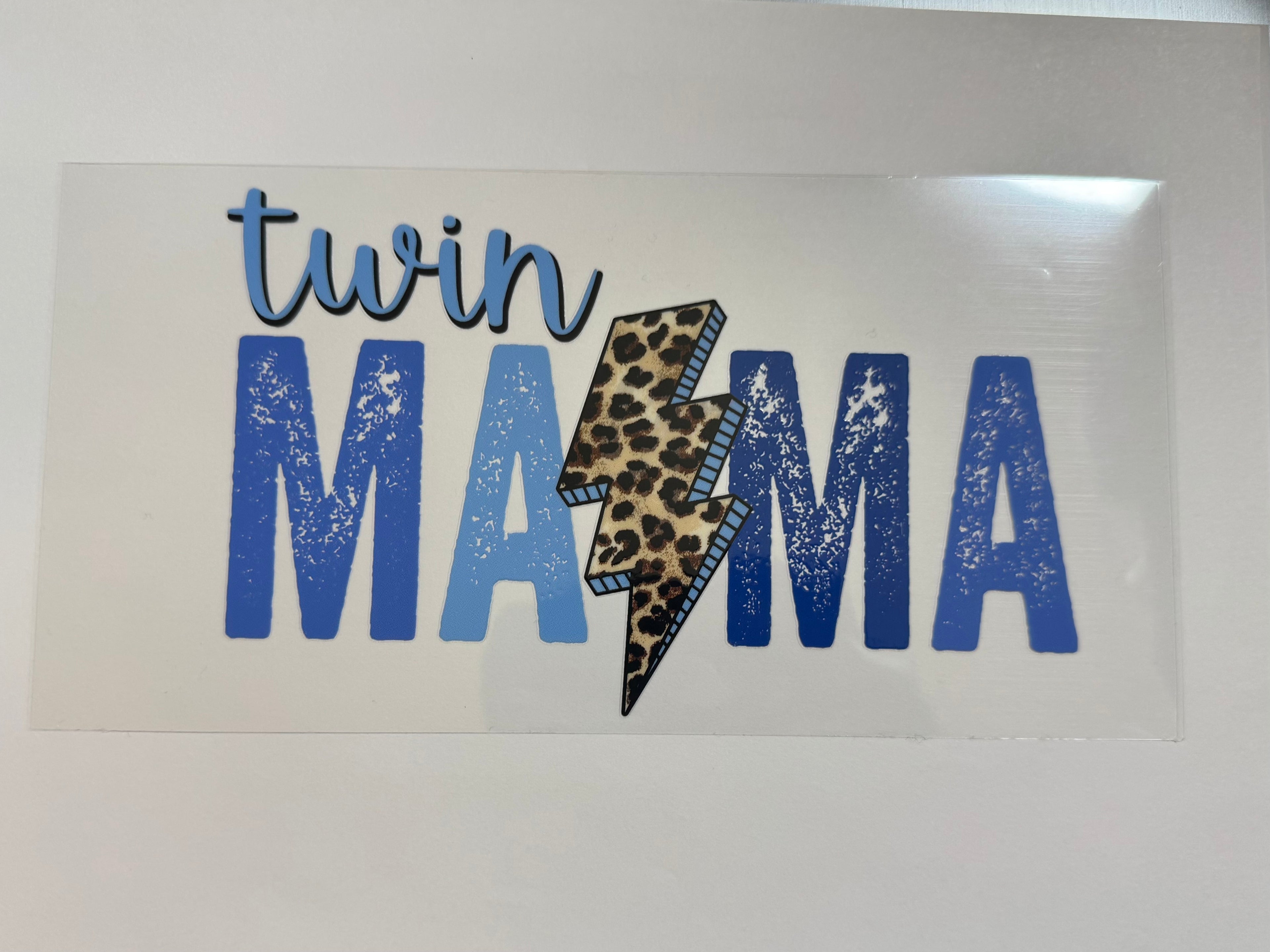 Twin mama- blue