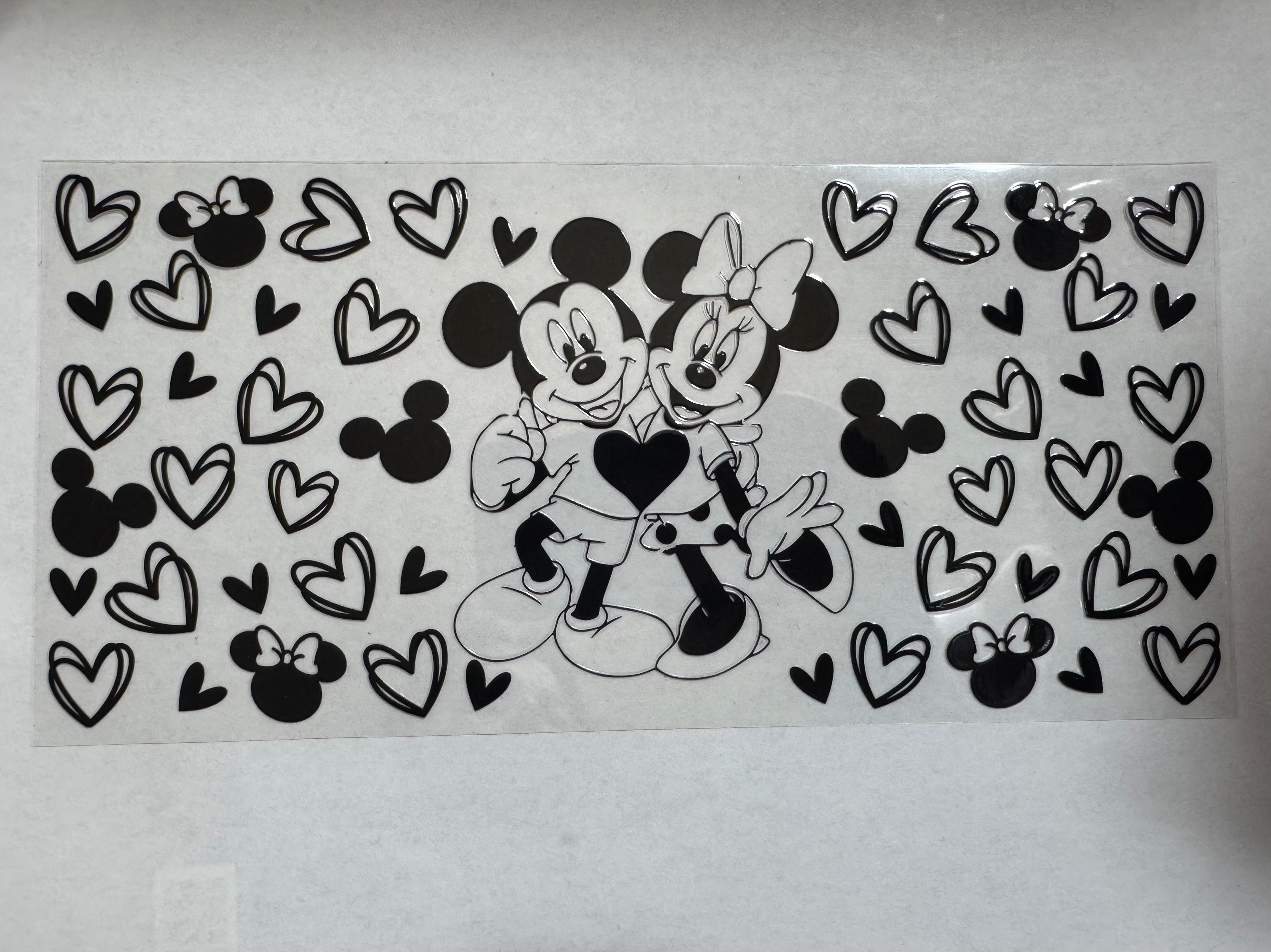 Mickey and Minnie B&W