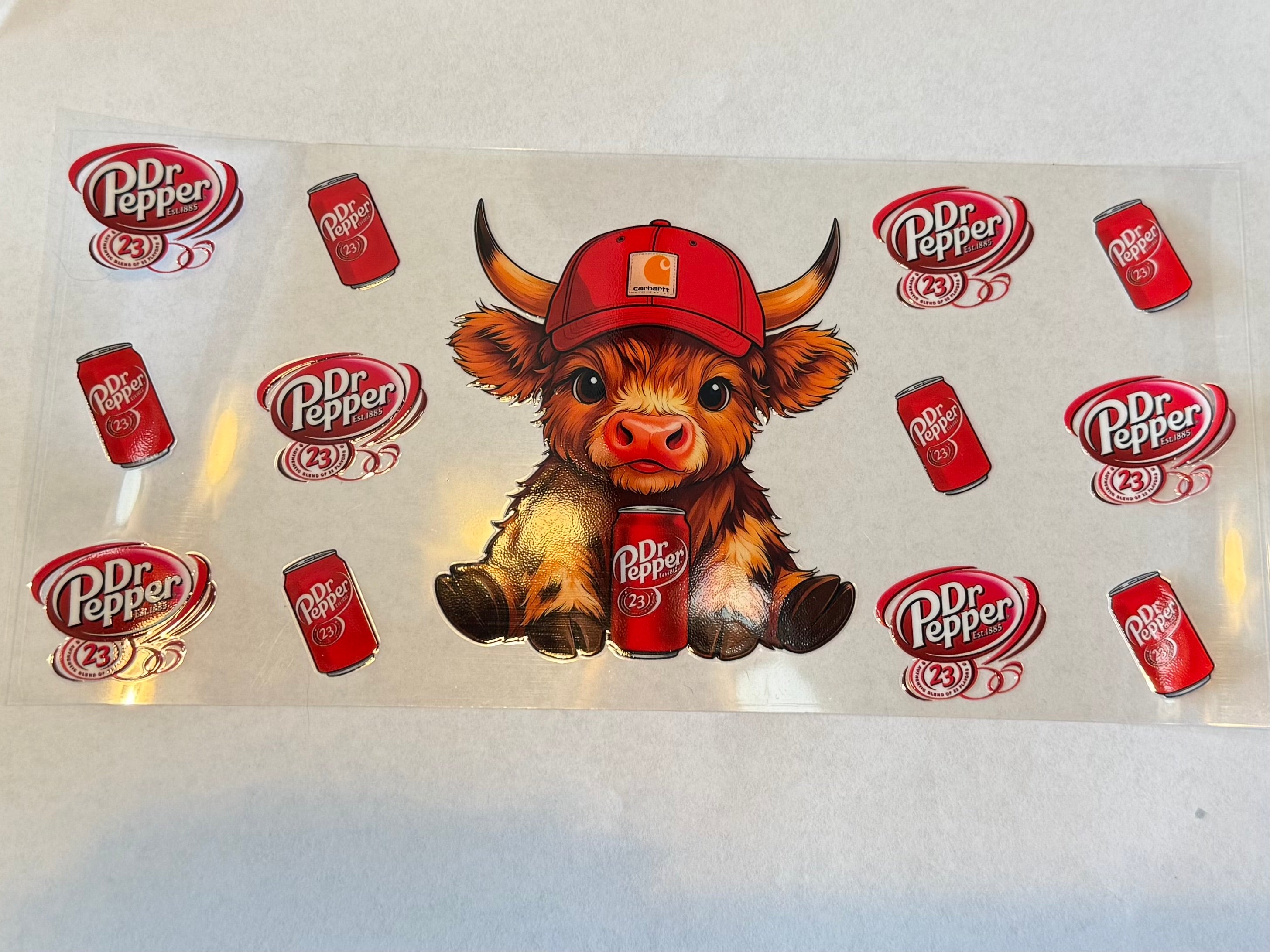 Dr Pepper cow