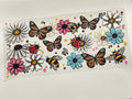 Spring butterflies and flowers