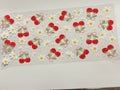Cherries and flowers