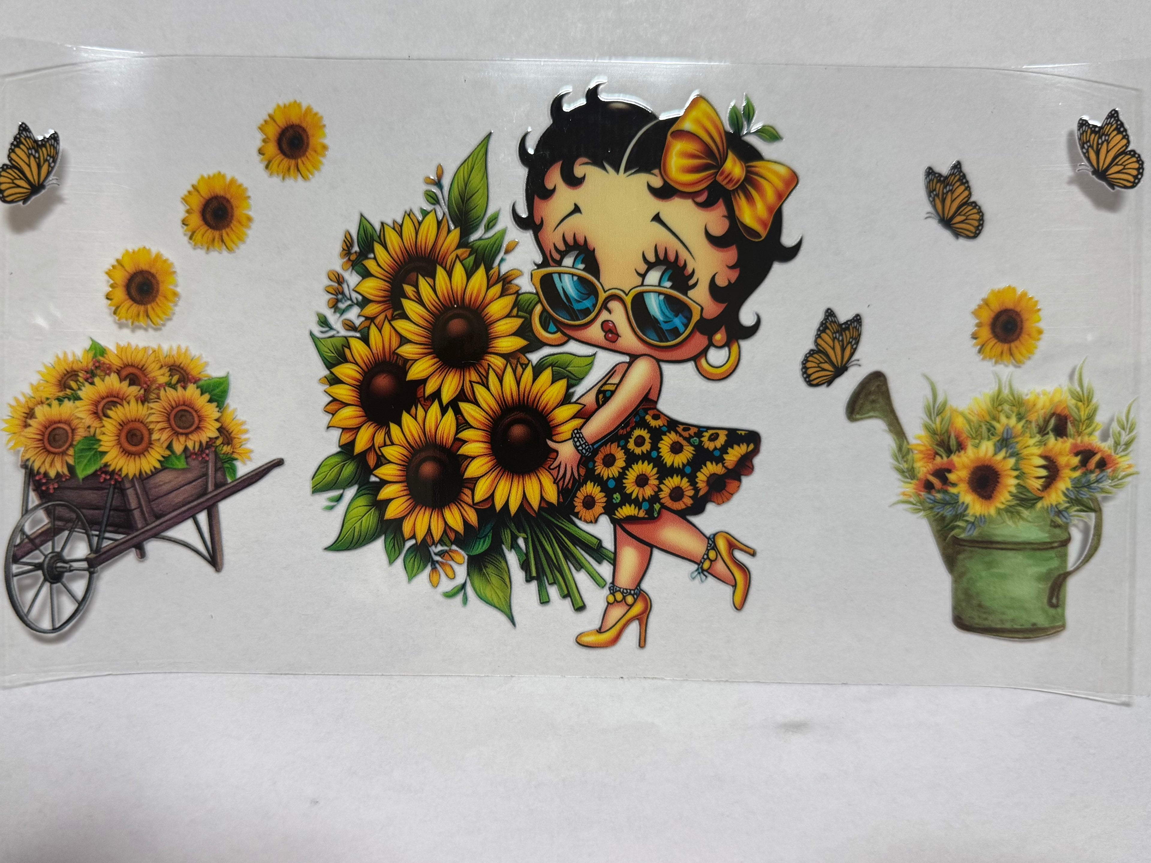 Betty Boop sunflowers