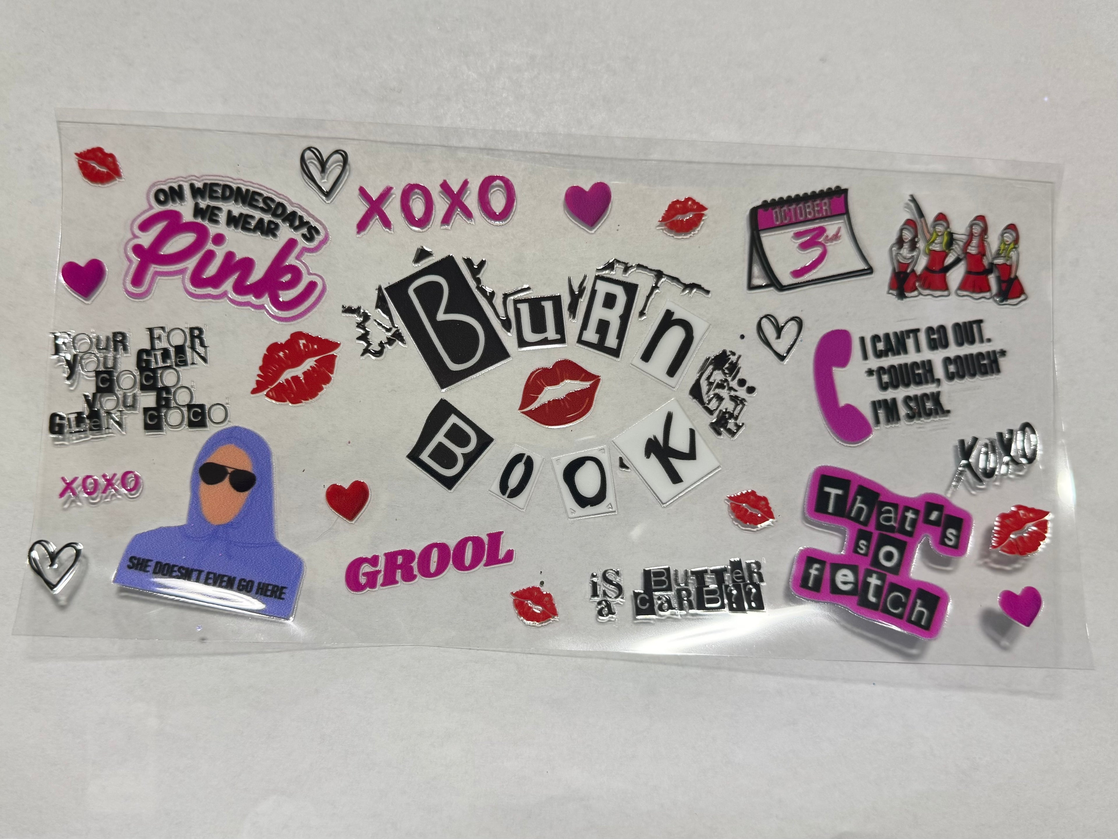 Burn book- mean girls