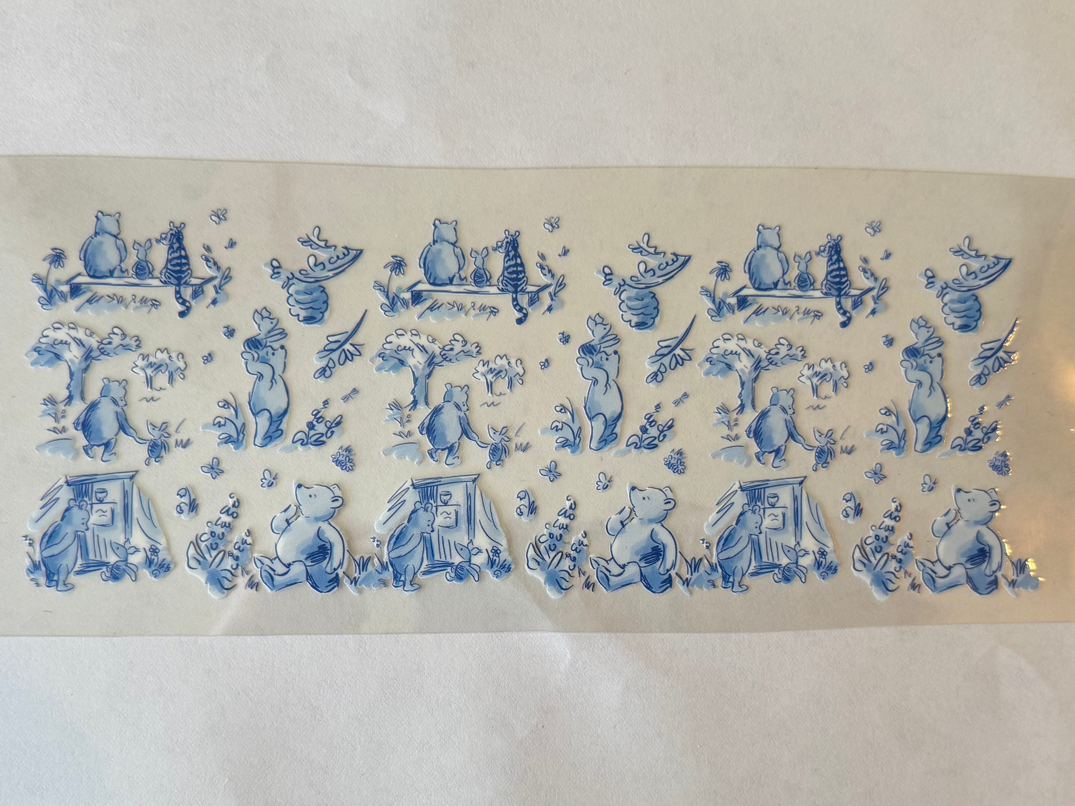 Blue vintage Winnie the Pooh
