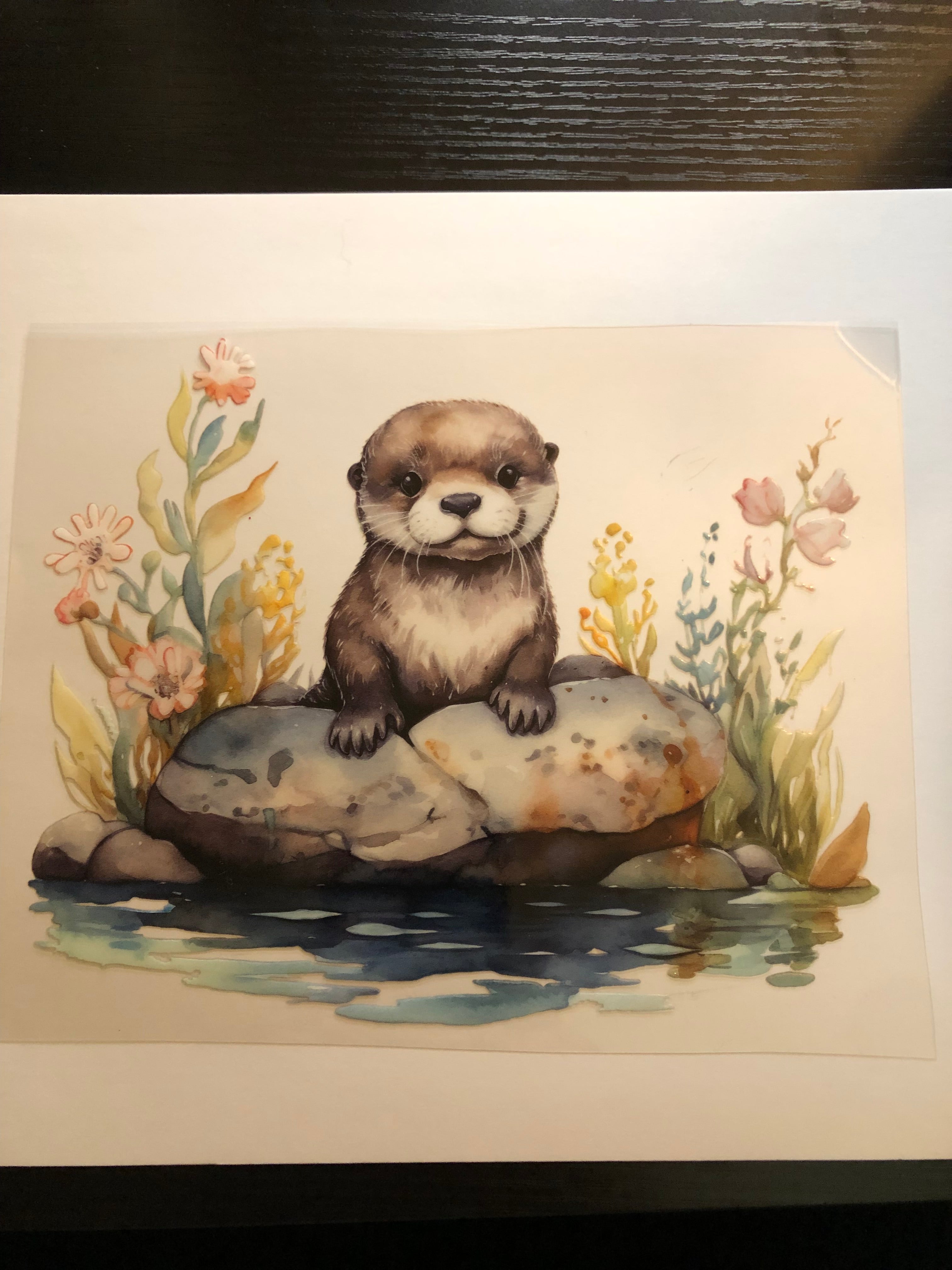 Otter shirt transfer