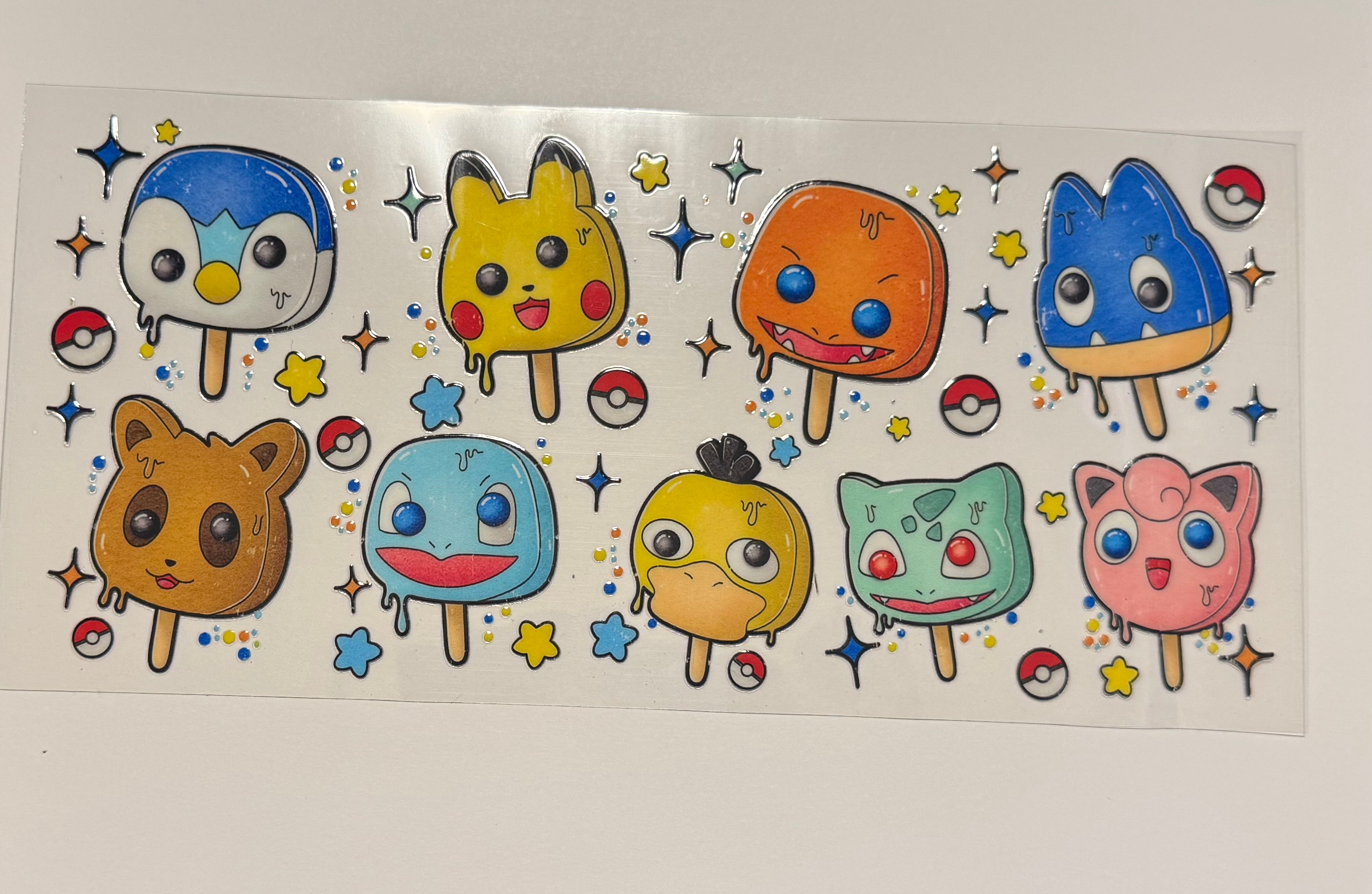 Pokemon popsicles