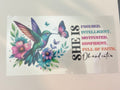 She is (hummingbird)