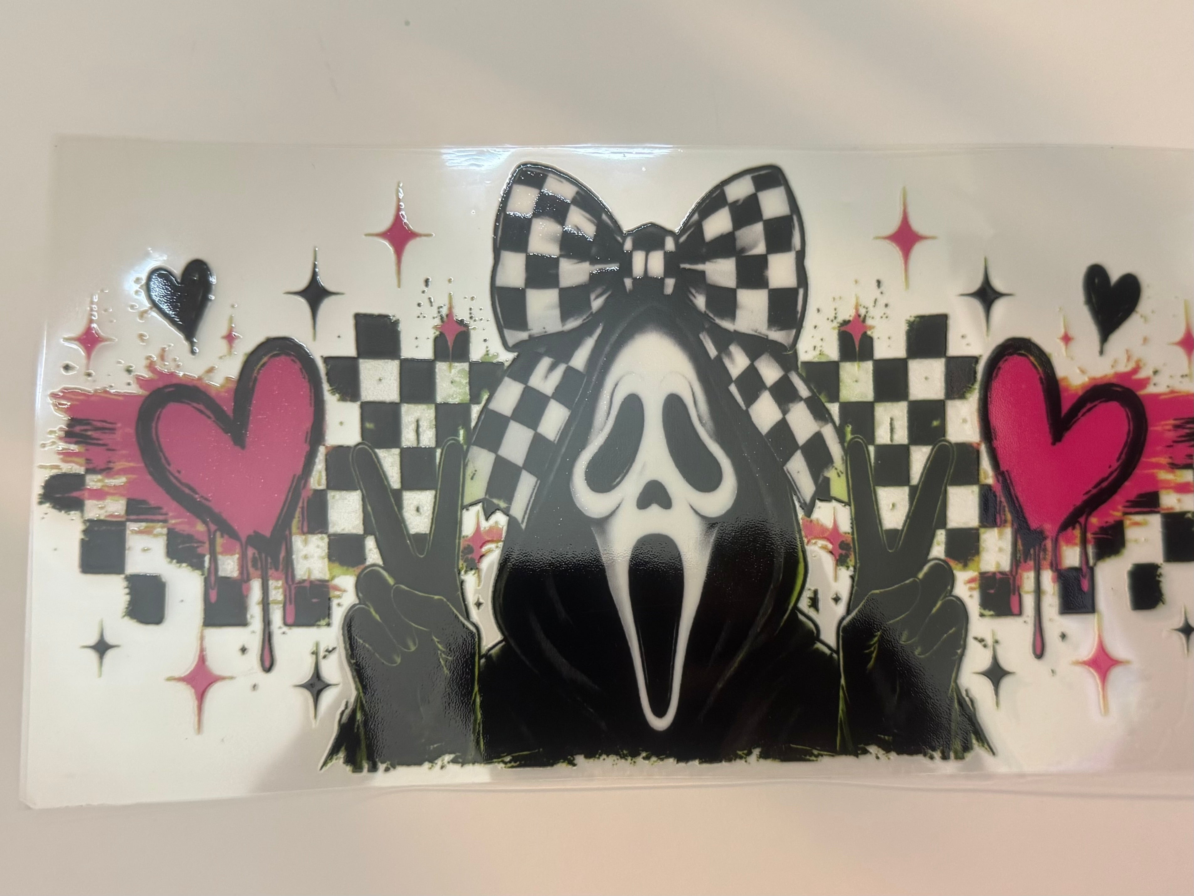 Ghost face and bow