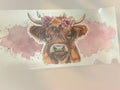 Highland cow pink