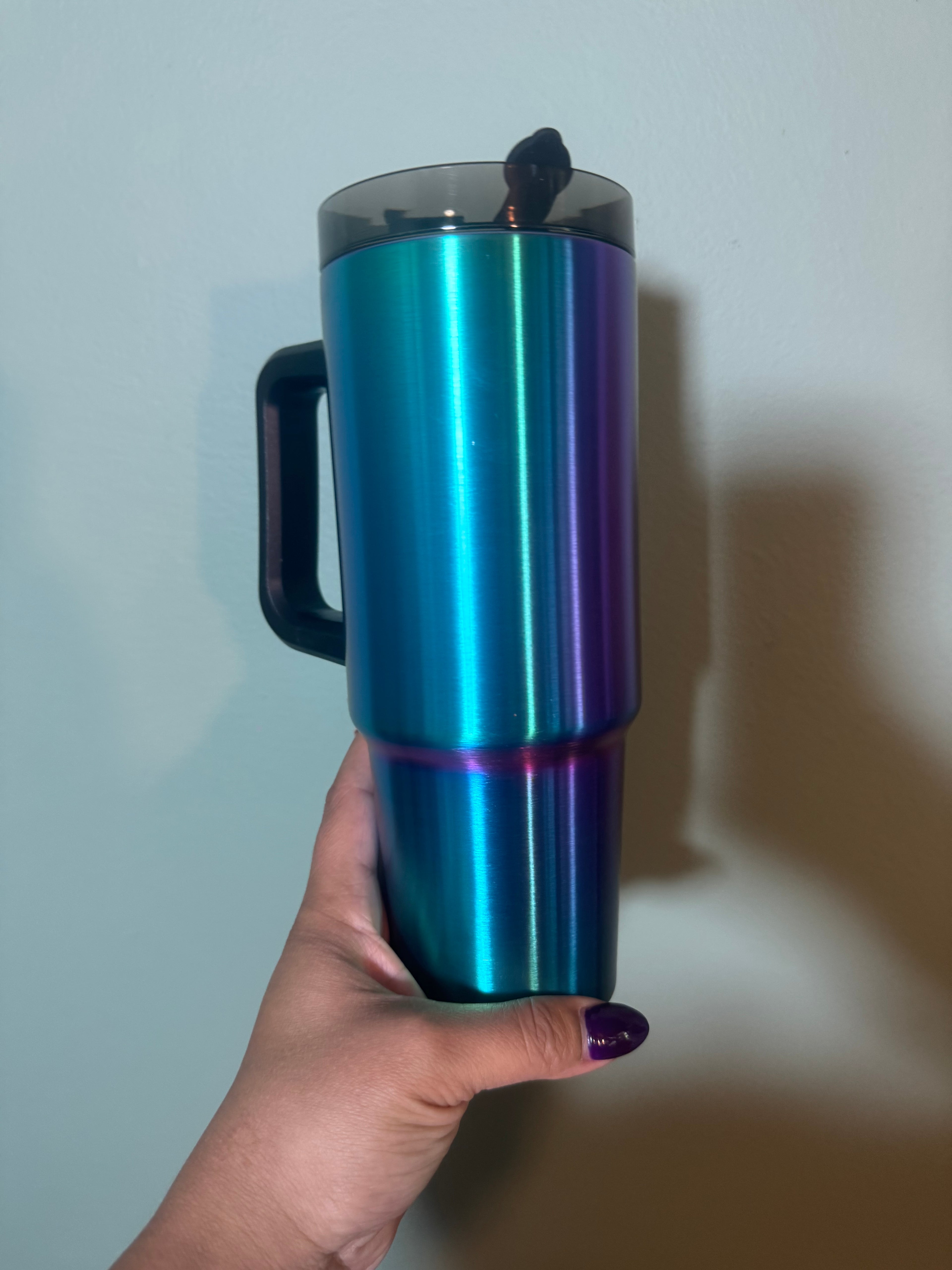 30 oz electroplated tumbler